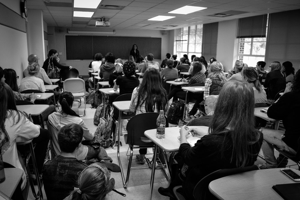 Neustadt juror and famous francophone writer Ananda Devi speaks Telegu, Creole, French, and English, as well as Bhojpuri and Hindi. Photo by Laura Hernandez.
