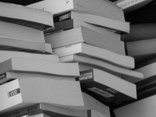 Stacks of books. Photo by Georg Mayer/Flickr