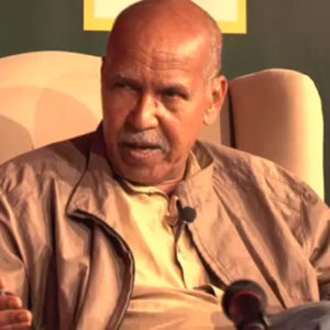 Nuruddin Farah in a video interview.