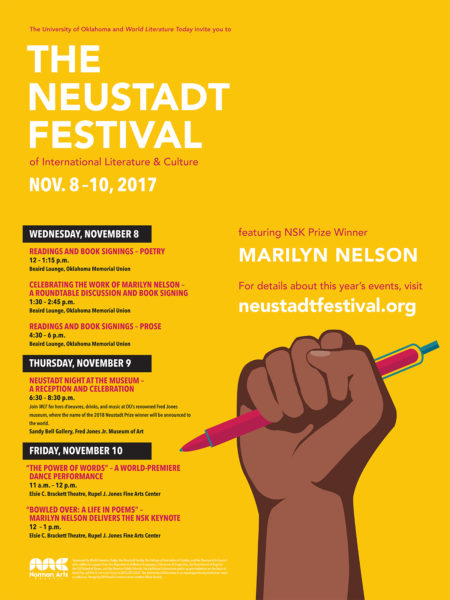 Neustadt Festival 2017 Poster. Design by Olivia Gerard.
